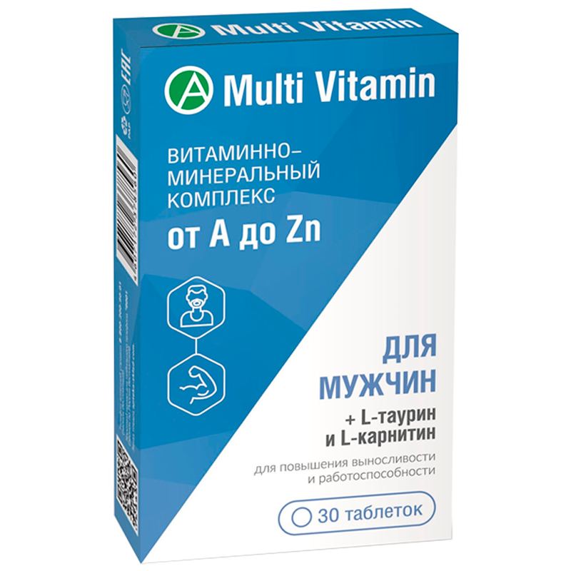 фото упаковки Multi Vitamin Комплекс от А до Zn для мужчин