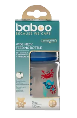 фото упаковки Baboo Бутылочка с силиконовой соской Marine