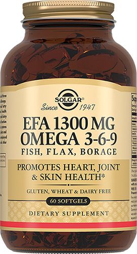 фото упаковки Solgar Комплекс жирных кислот 1300 мг омега 3-6-9