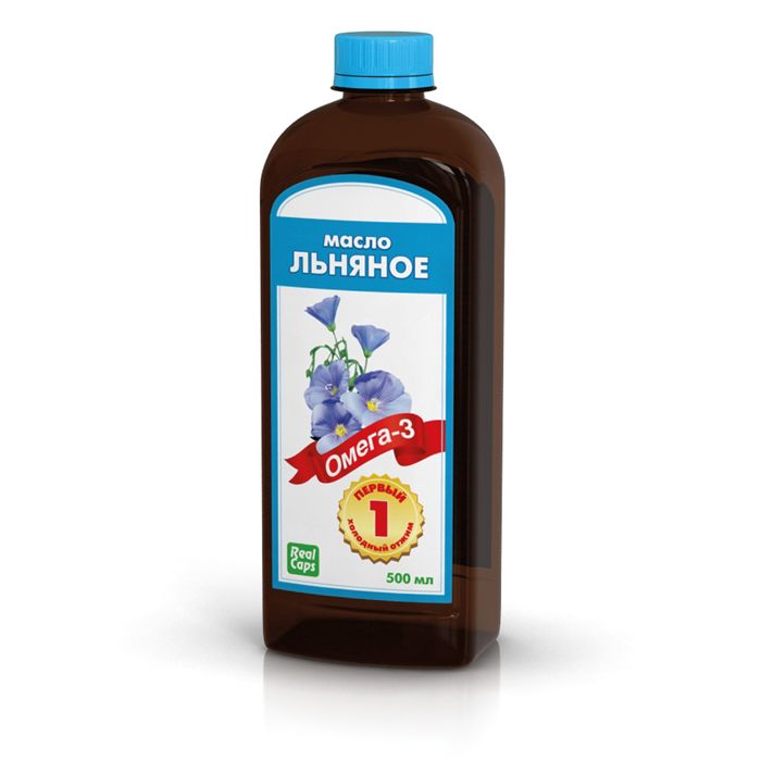 фото упаковки Льняное масло