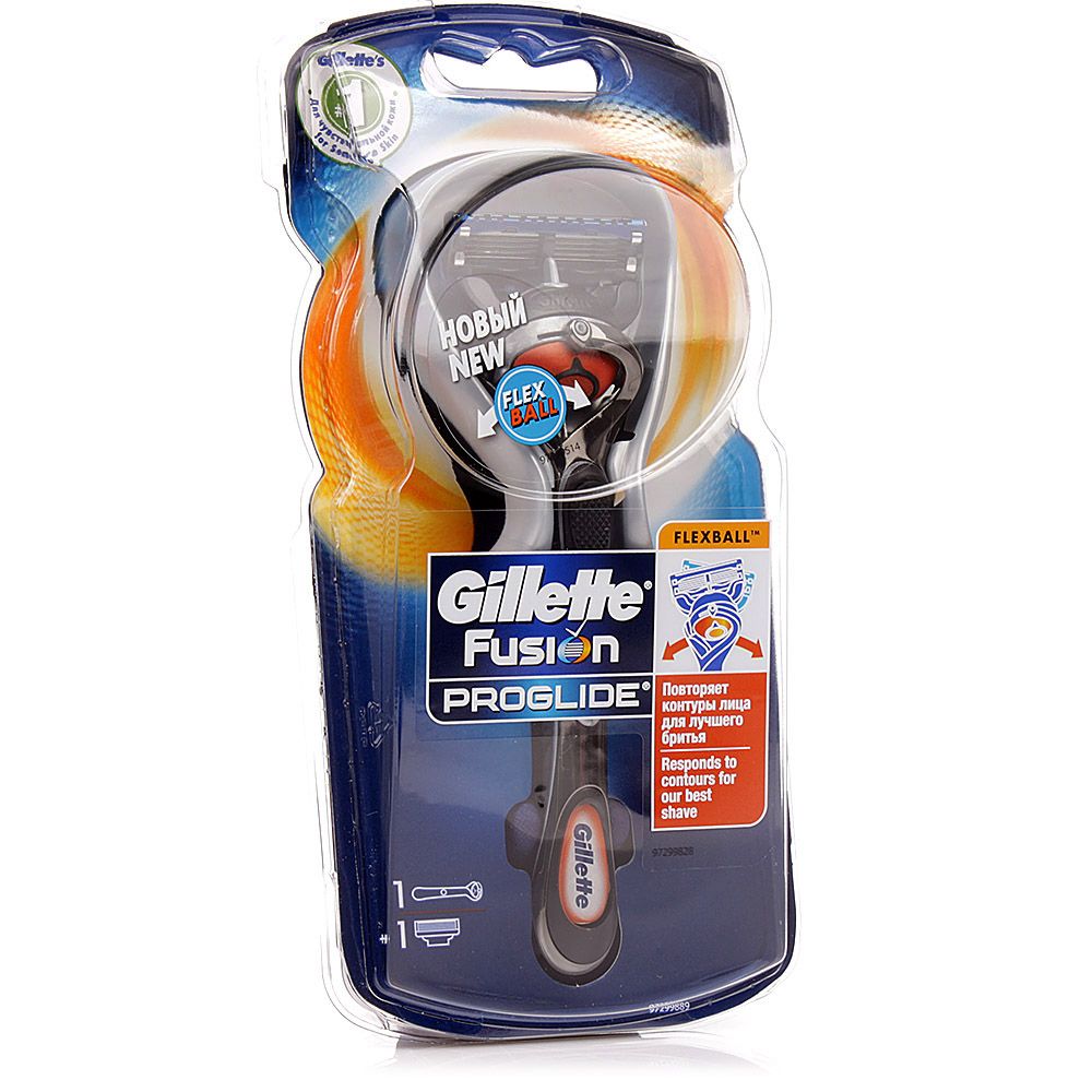 фото упаковки Gillette Fusion ProGlide Flexball Станок с 1 сменной кассетой