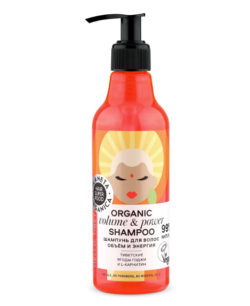 фото упаковки Planeta organica Hair Super Food Шампунь для волос