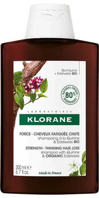фото упаковки Klorane Шампунь с экстрактом хинина и эдельвейса