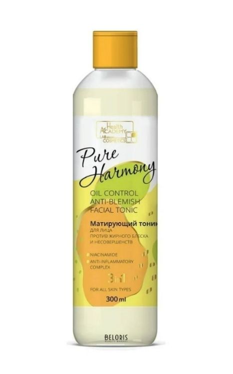 фото упаковки Pure Harmony Тоник матирующий для лица против жирного блеска и несовершенств