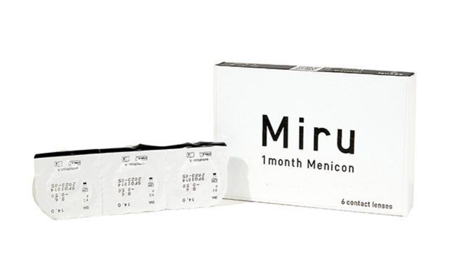 Miru 1month Menicon Линзы контактные ежемесячной замены, -5.00, 8.6, 6 шт.