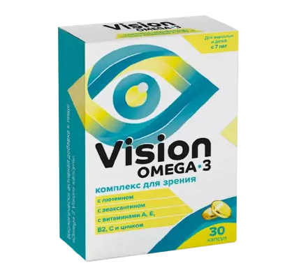 фото упаковки Vision Omega-3 Комплекс для зрения