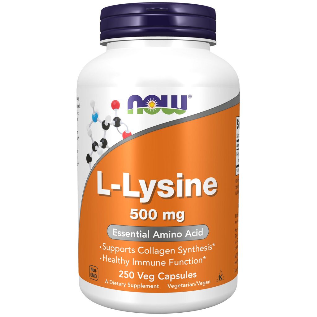 фото упаковки NOW L-Lysine L-лизин