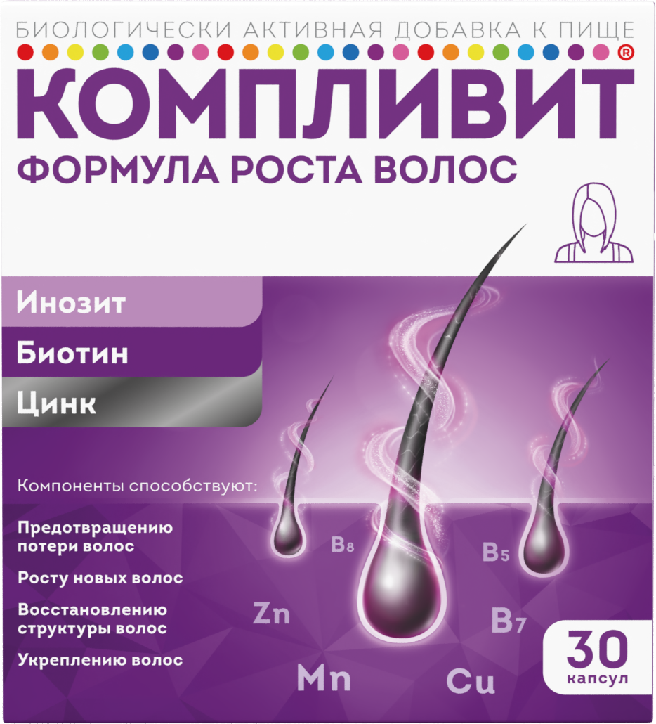 фото упаковки Компливит Формула роста волос