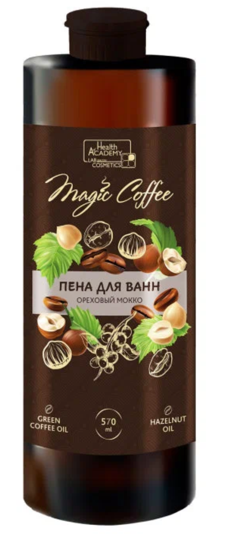 фото упаковки Magic Coffee пена для ванны Ореховый мокко