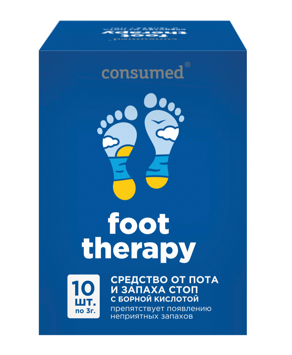 фото упаковки Consumed Foot Therapy Средство для стоп от пота и запаха