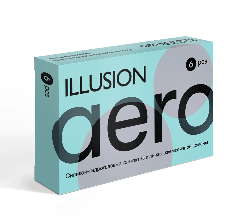 фото упаковки Illusion Aero Линзы контактные ежемесячной замены