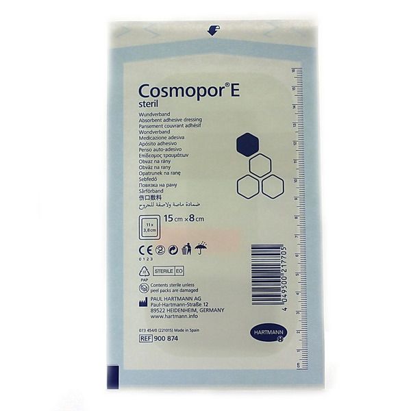 Cosmopor Е Повязка послеоперационная стерильная, 15х8см, повязка стерильная, 1 шт.