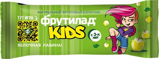 фото упаковки Фрутилад Kids батончик Яблочная лавина