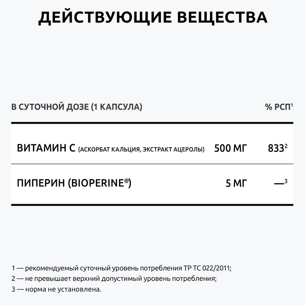 Ultrabalance Витамин С Премиум, 500 мг, капсулы, 90 шт.