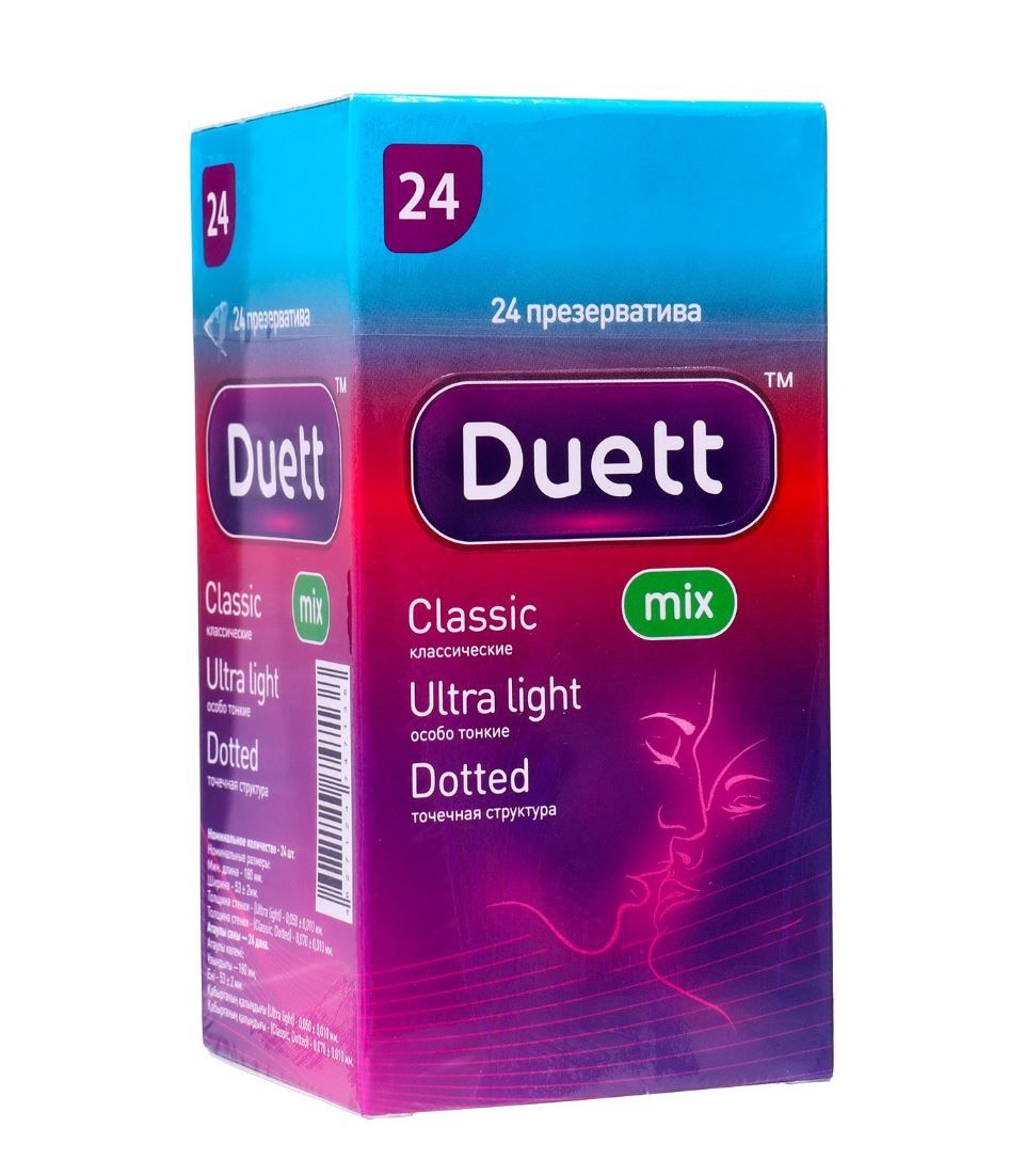фото упаковки Презервативы Duett Mix