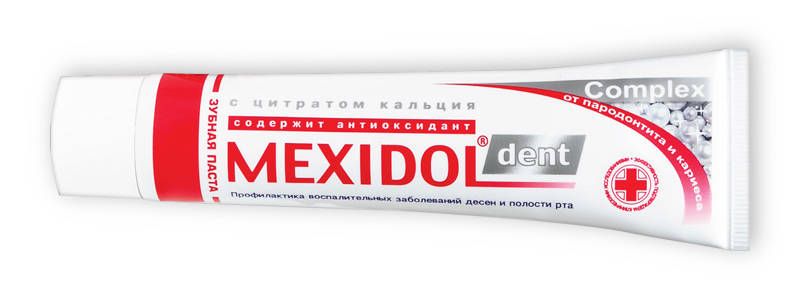 фото упаковки Mexidol dent Complex Зубная паста