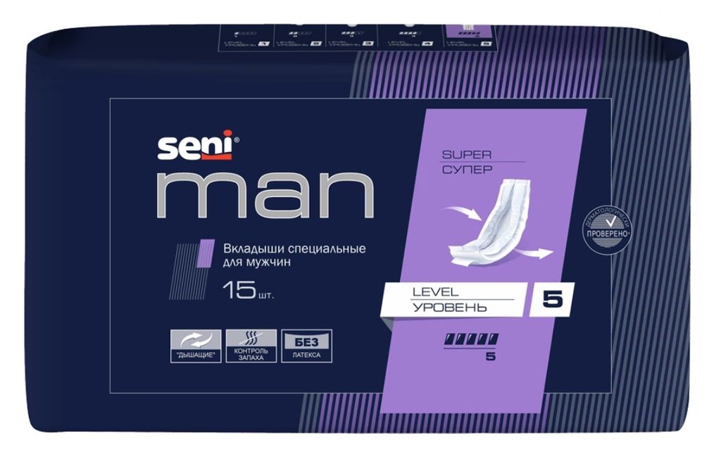 фото упаковки Seni Man Вкладыши специальные для мужчин