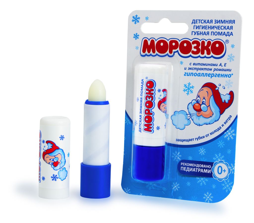 фото упаковки Морозко Помада губная детская гигиеническая