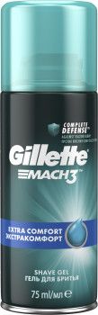 фото упаковки Gillette Mach3 Extra Comfort Гель для бритья успокаивающий кожу