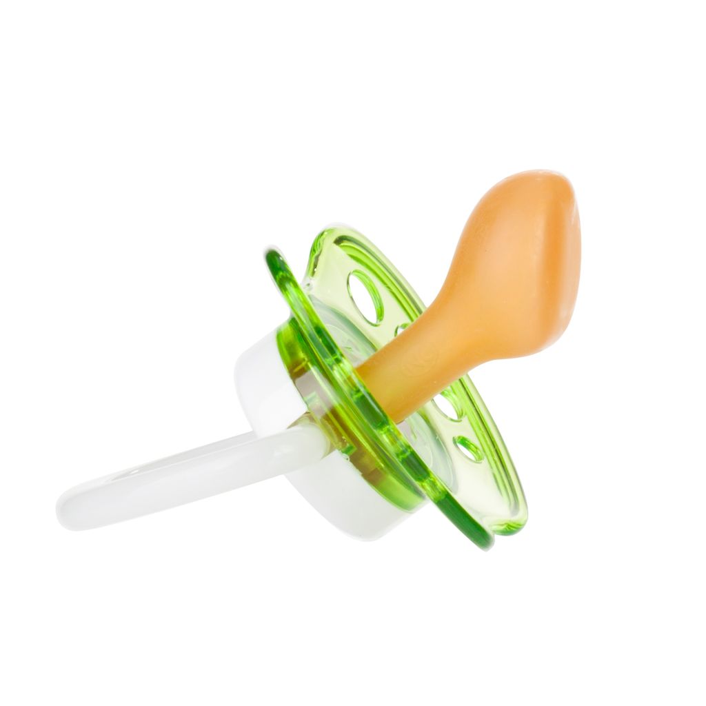 Canpol toys Пустышка анатомическая латексная 0-6 м, арт. 23/259, зеленого цвета, 1 шт.