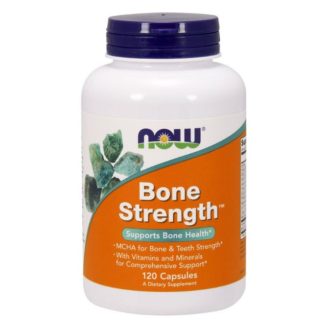 фото упаковки NOW Bone Strength Крепкие кости