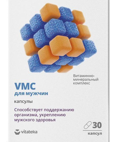 фото упаковки Витатека VMC Витаминно-минеральный комплекс для мужчин