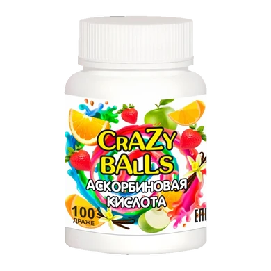 фото упаковки Crazy Balls Аскорбиновая кислота