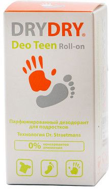 фото упаковки Dry Dry Deo Teen дезодорант для подростков