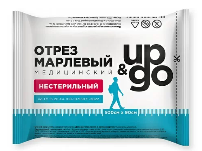 фото упаковки Отрез марлевый медицинский UP&GO