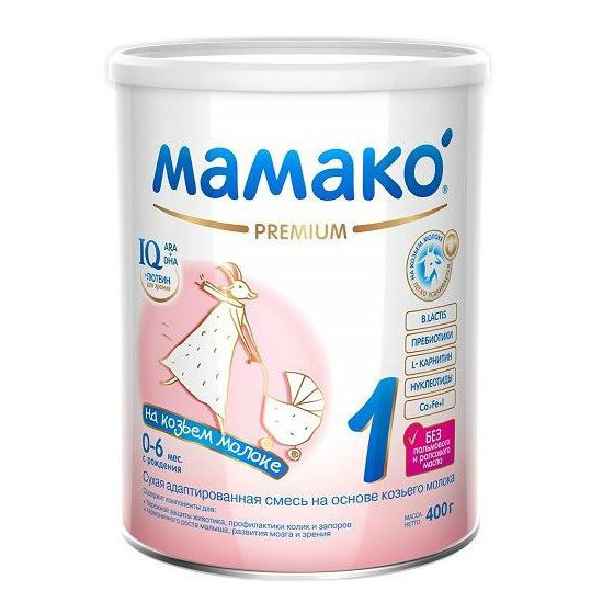 фото упаковки Мамако 1 Premium молочная смесь на основе козьего молока