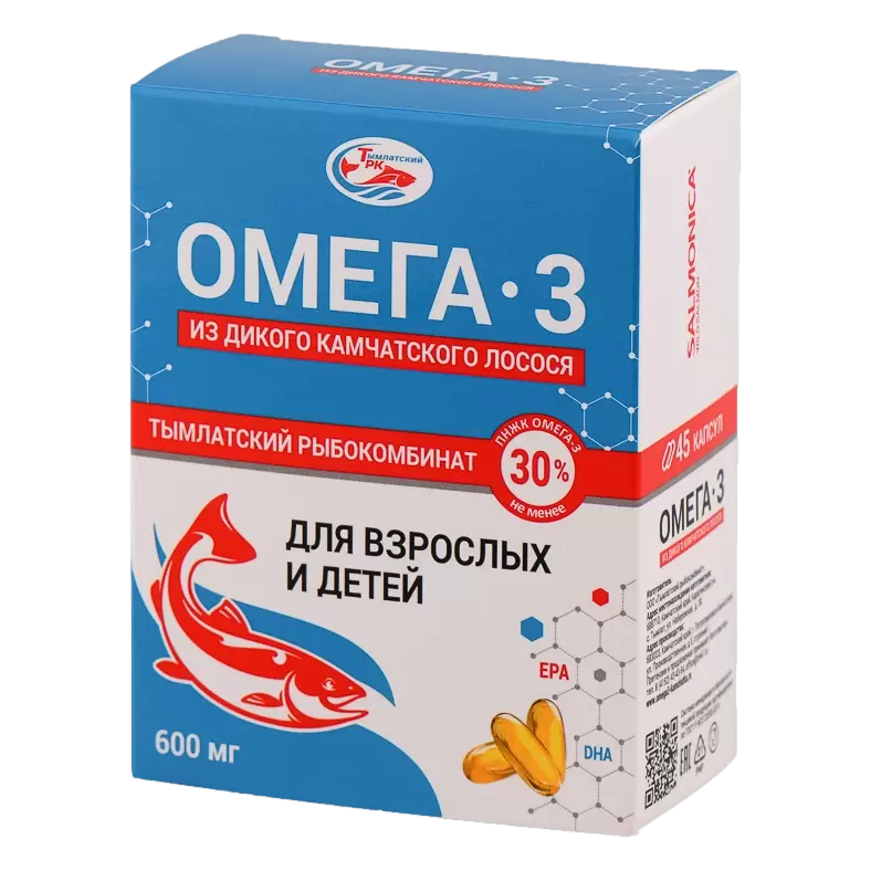 фото упаковки Омега-3 из дикого камчатского лосося