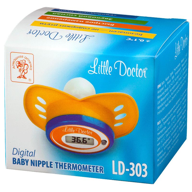 фото упаковки Термометр медицинский цифровой LD-303 соска