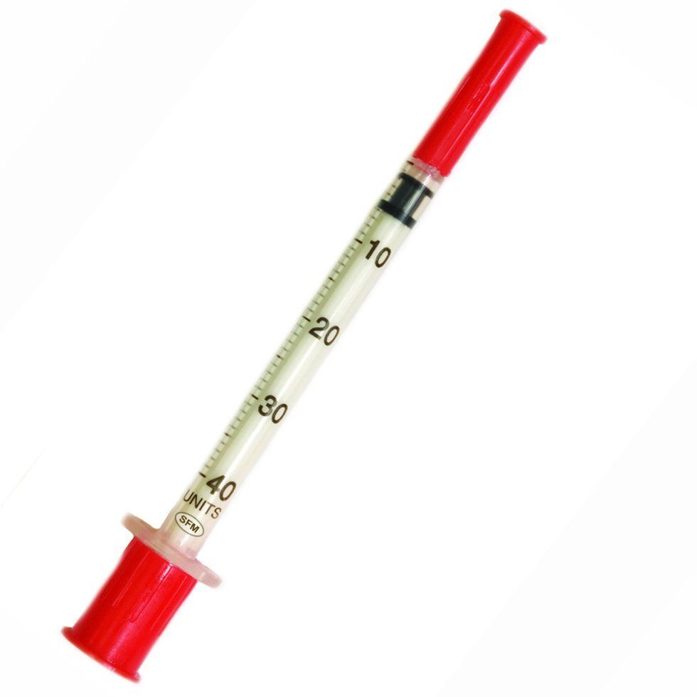 Шприц SFM 3-х компонентный инсулиновый U-40, 1 мл, 30G(0.30x8)мм, 1 мл, 1 шт.