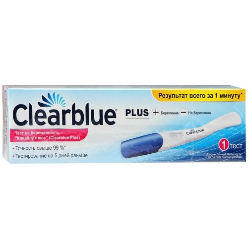 фото упаковки Clearblue Plus Тест на беременность