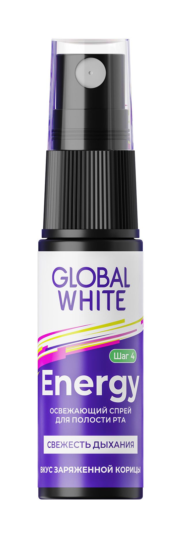 фото упаковки Global White спрей для полости рта освежающий