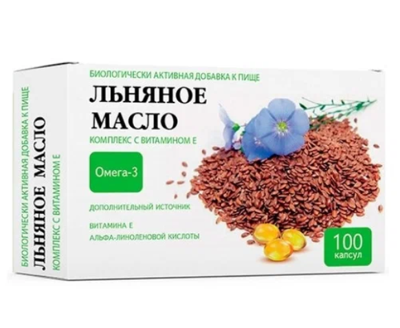 фото упаковки Vitascience Льняное масло комплекс с витамином Е