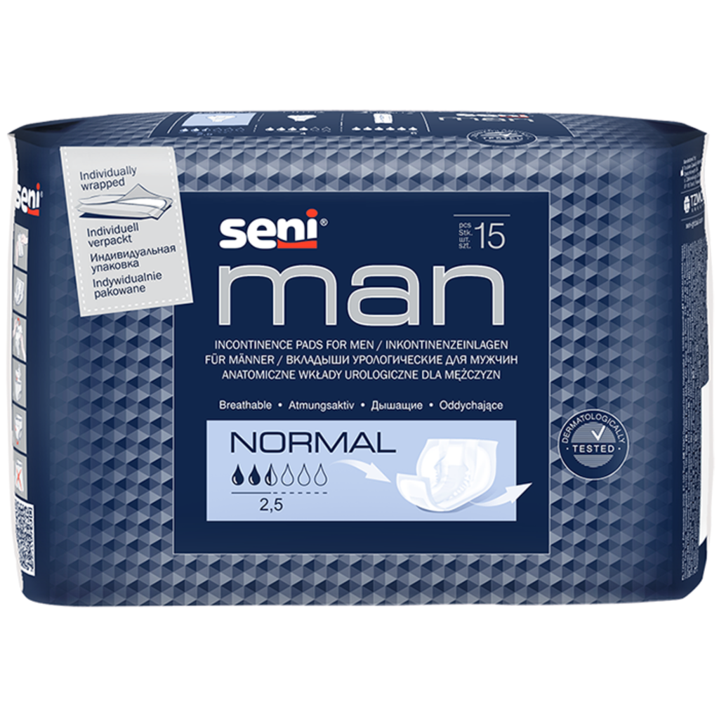 фото упаковки Seni Man Normal Вкладыши урологические