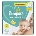 Pampers New baby-dry Подгузники детские, р. 2, 4-8 кг, 94 шт.