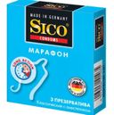 Презервативы Sico Марафон, презерватив, классический с анестетиком, 3 шт.
