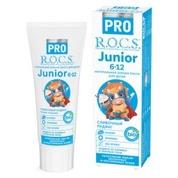 ROCS PRO Junior Зубная паста Сливочный пудинг