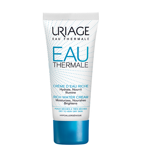 Uriage Eau Thermale Крем увлажняющий обогащенный, крем, для сухой и чувствительной кожи, 40 мл, 1 шт.