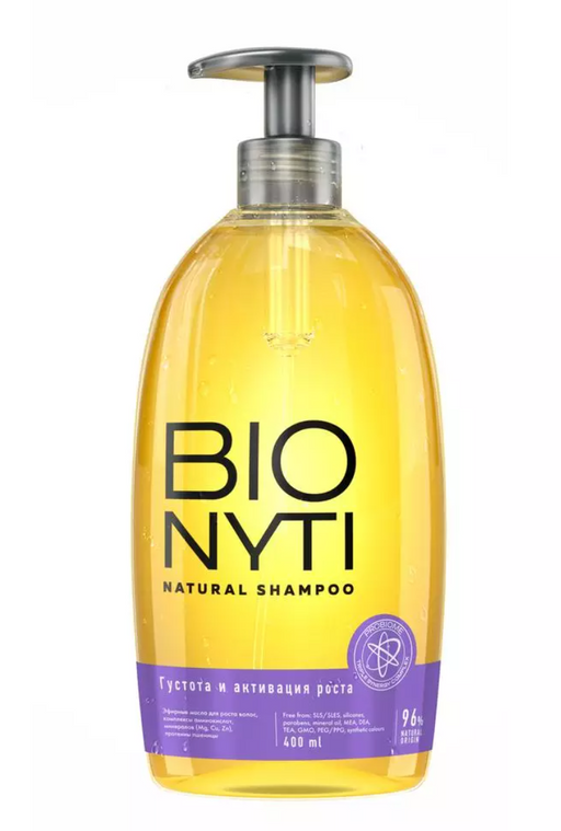 Bionyti Шампунь для волос Густота и активация роста, шампунь, 400 мл, 1 шт.