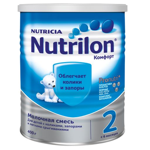Nutrilon 2 Комфорт, смесь молочная сухая, 400 г, 1 шт.
