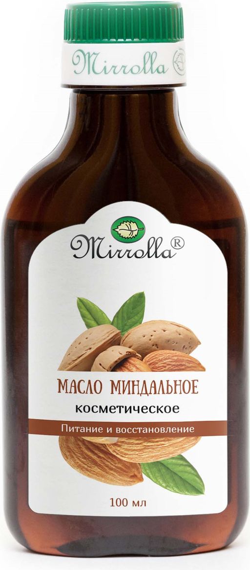 Mirrolla Масло косметическое миндальное, масло косметическое, 100 мл, 1 шт.