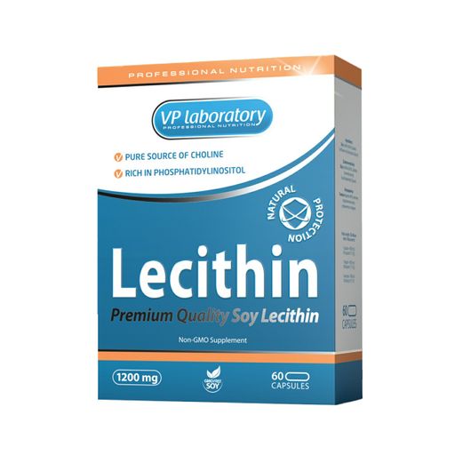 VP Laboratory Лецитин, 1865 мг, капсулы, 60 шт.