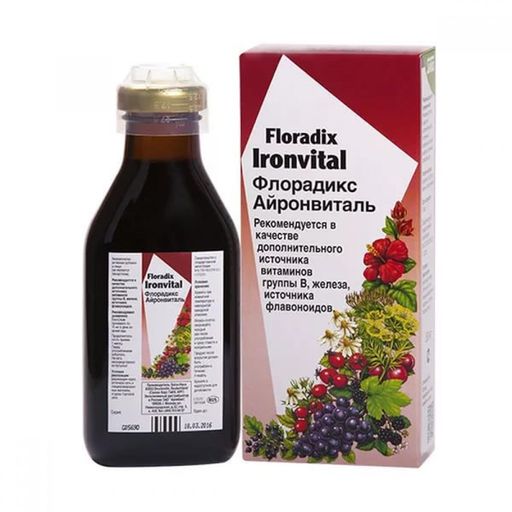 Флорадикс Айронвиталь, жидкость для приема внутрь, 250 мл, 1 шт.