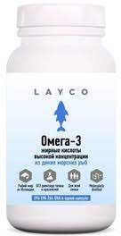 Layco Омега-3 жирные кислоты высокой концентрации, капсулы, 60 шт.