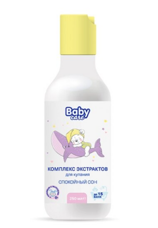 Baby Care Комплекс экстрактов для купания 0+мес, Спокойный сон, 250 мл, 1 шт.