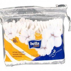 Bella Cotton Ватные палочки, палочки, 160 шт.
