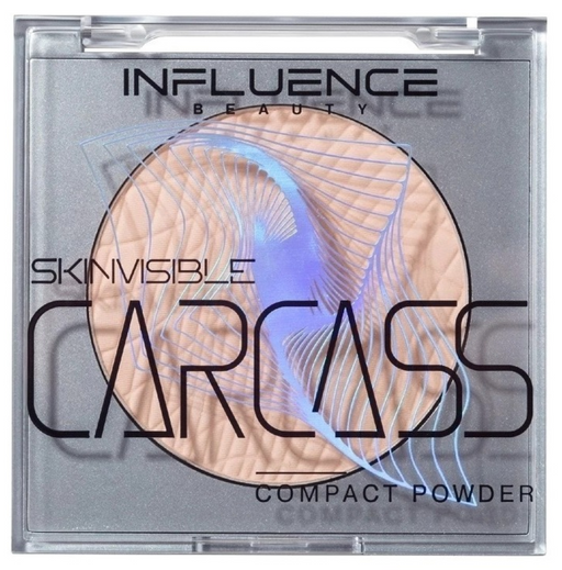 Influence Beauty Компактная пудра для лица Skinvisible Carcass, тон 02, 4,2г, 1 шт.